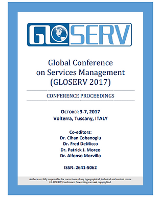 Cover of Proceedings of Global Conference on Services Management